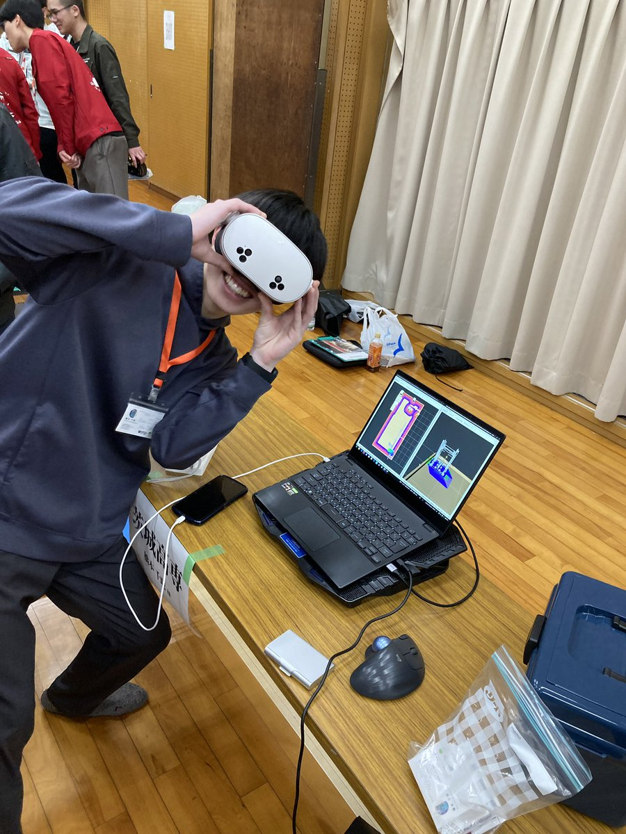 全国ロボコン交流会でのブース展示の様子